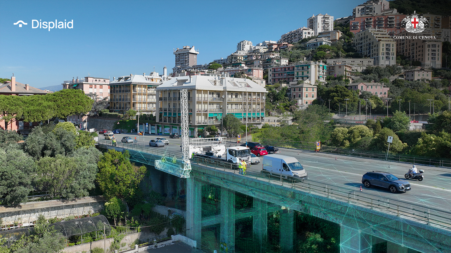 Il comune di Genova sceglie il monitoraggio intelligente di Displaid per il controllo continuo di tre infrastrutture strategiche